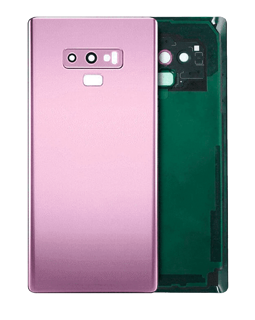 Back Cover Glass With Camera Lens For Samsung Galaxy Note 9 (No Logo) (Lavender Purple)