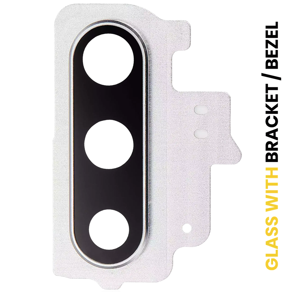 Back Camera Lens With Bracket / Bezel For Samsung Galaxy Note 10 (Aura White) (Premium)