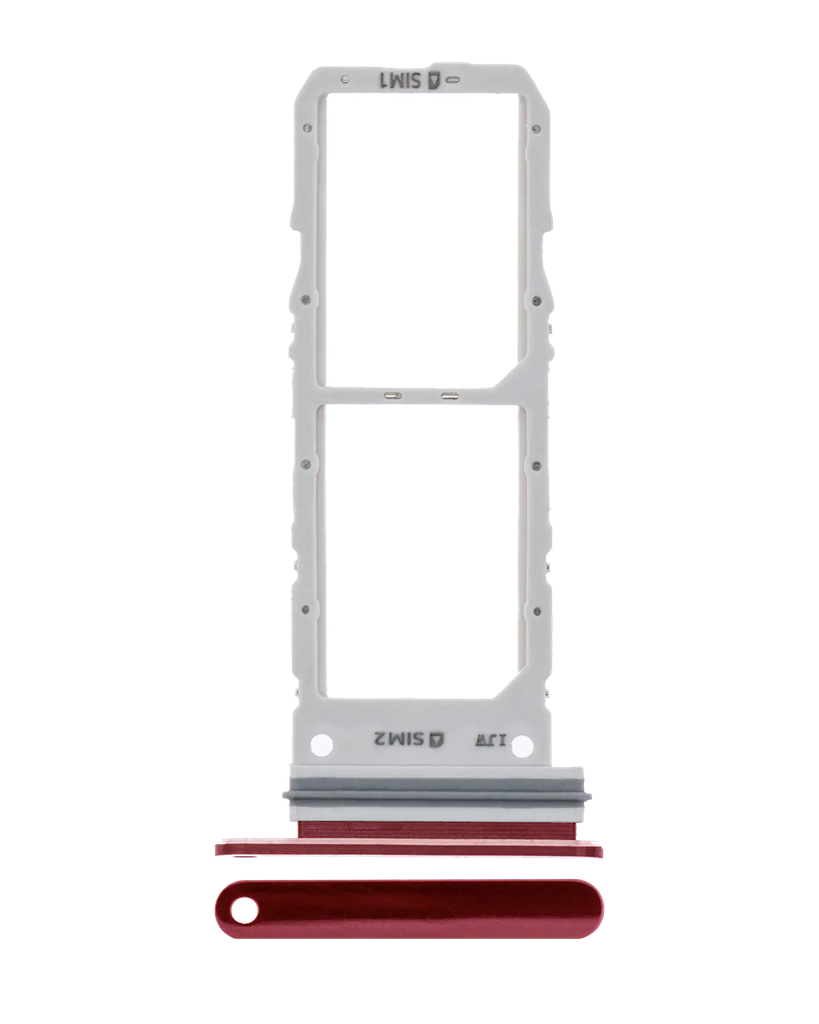 Dual Sim Card Tray For Samsung Galaxy Note 10 (Aura Red) (Premium)