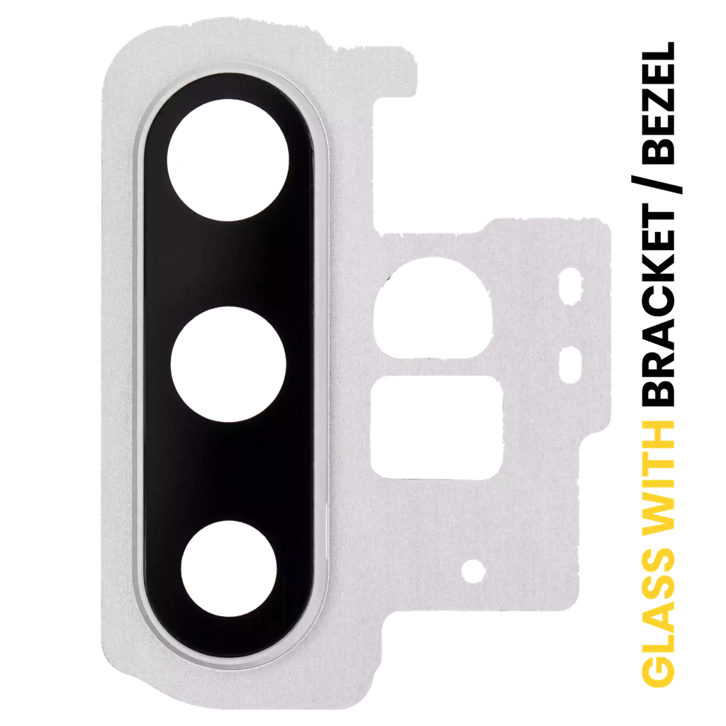 Back Camera Lens With Bracket / Bezel For Samsung Galaxy Note 10 Plus / 5G (Aura White) (Premium)