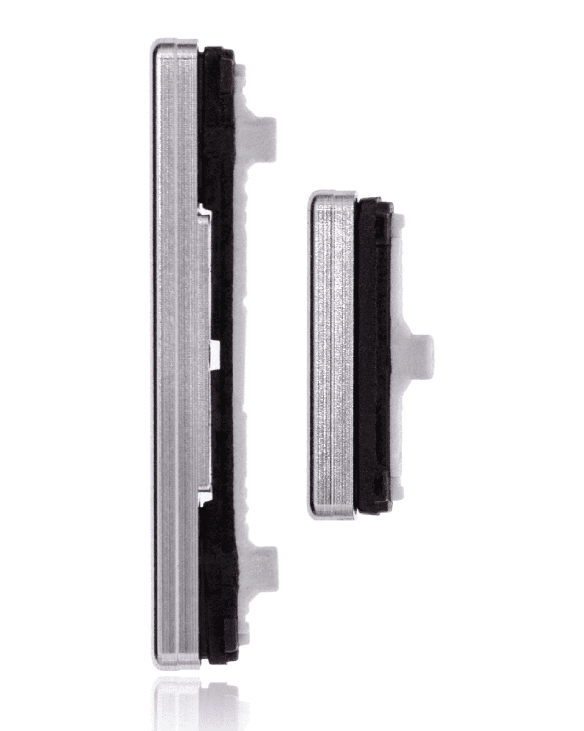 Hard Buttons (Power / Volume) For Samsung Galaxy Note 10 Plus / 5G (Aura Glow / Silver) (Premium)