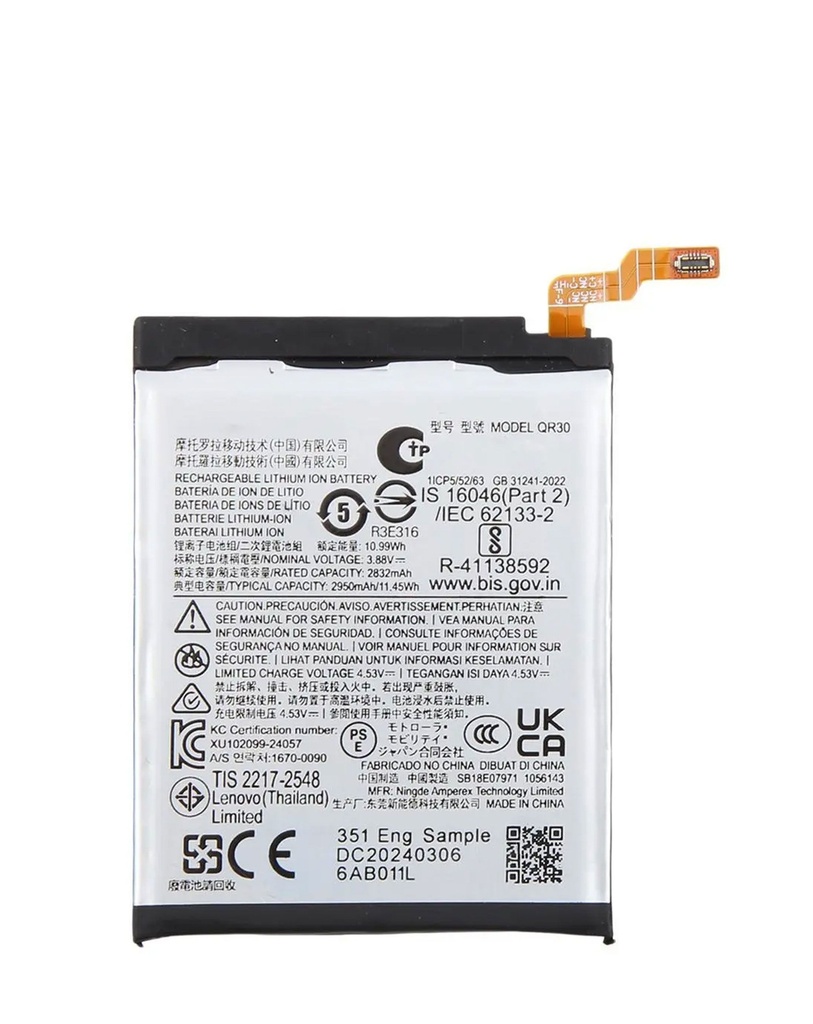 Battery (Main) For Motorola Razr Plus / Razr 50 Ultra (XT2451 / 2024) / Razr Plus 2025 (XT2557 / 2025) (QR30) (Ground Shipping Only) (Premium)
