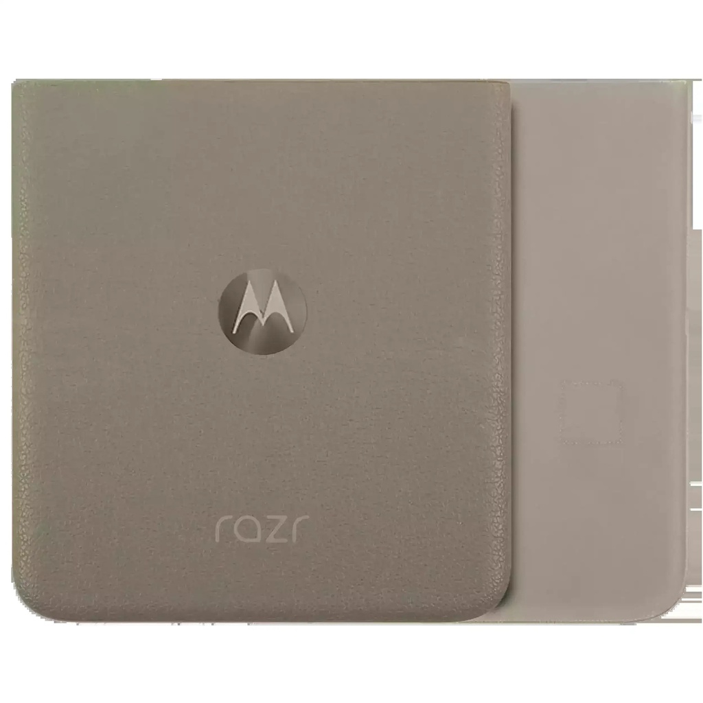 Back Cover Glass For Motorola Razr / Razr 50 (XT2453 / 2024) (Beach Sand) (Premium)