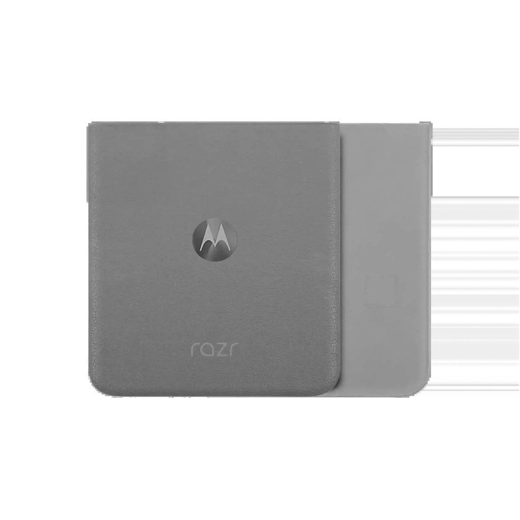 Back Cover Glass For Motorola Razr / Razr 50 (XT2453 / 2024) (Koala Grey) (Premium)