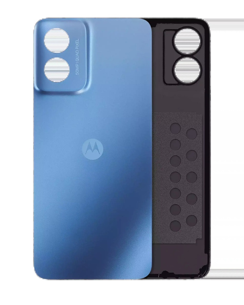 Back Cover Glass For Motorola Moto G Play (XT2413 / 2024) (Coronet Blue) (Premium)