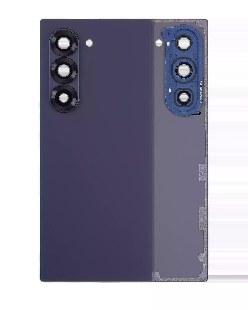 Back Cover Glass With Camera Lens For Samsung Galaxy Z Fold 6 5G (No Logo) (Navy)