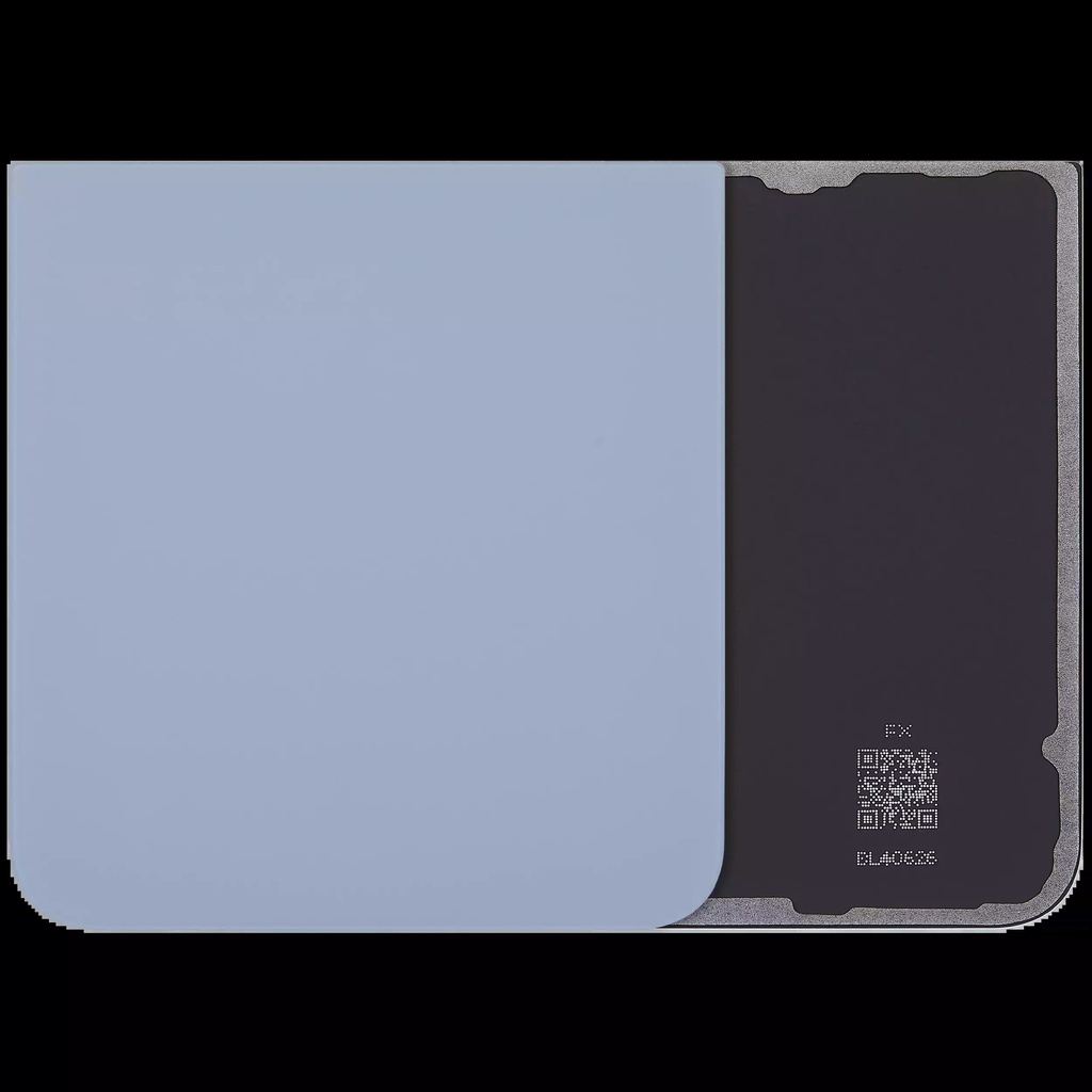 Back Cover Glass For Samsung Galaxy Z Flip 6 5G (No Logo) (Blue)