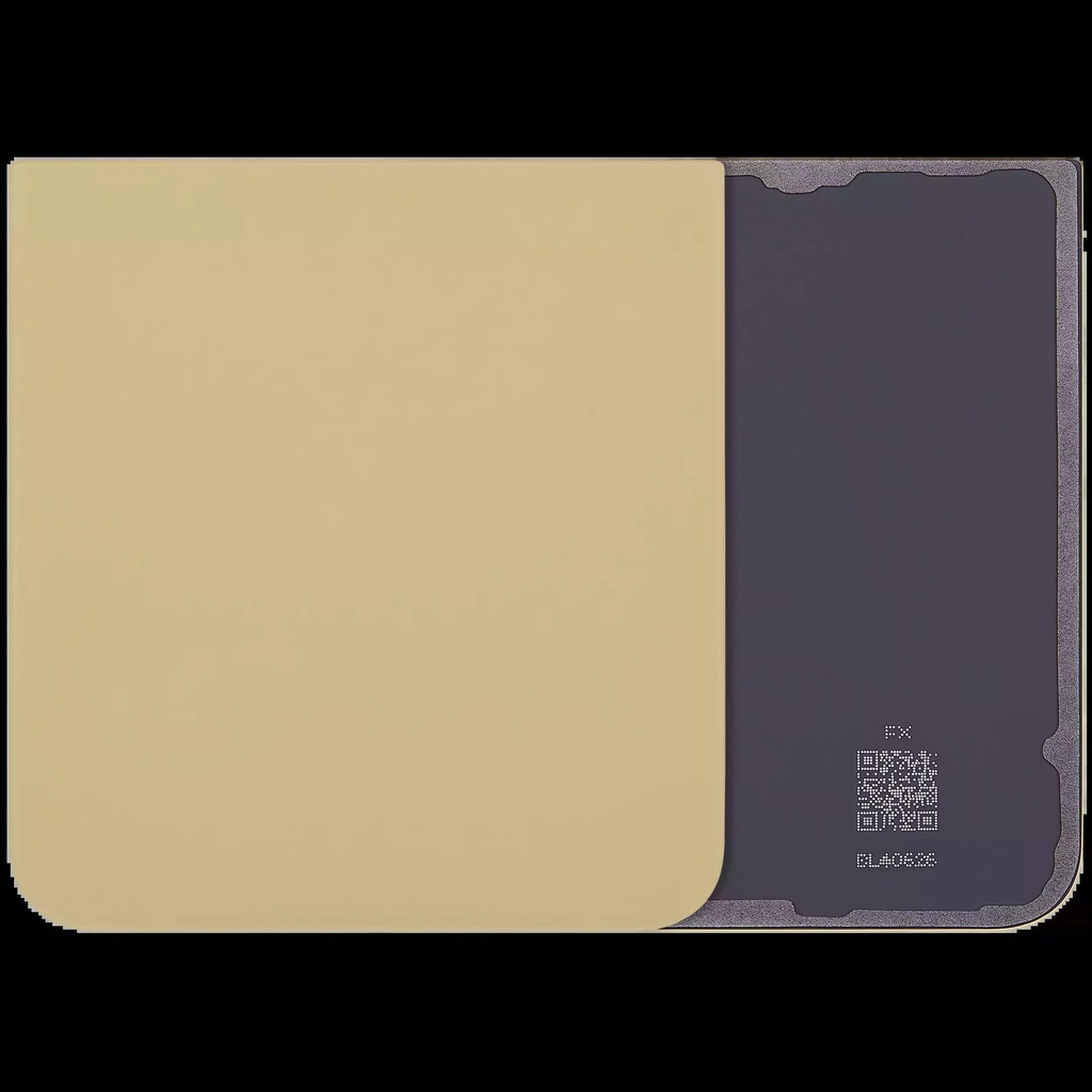 Back Cover Glass For Samsung Galaxy Z Flip 6 5G (No Logo) (Yellow)