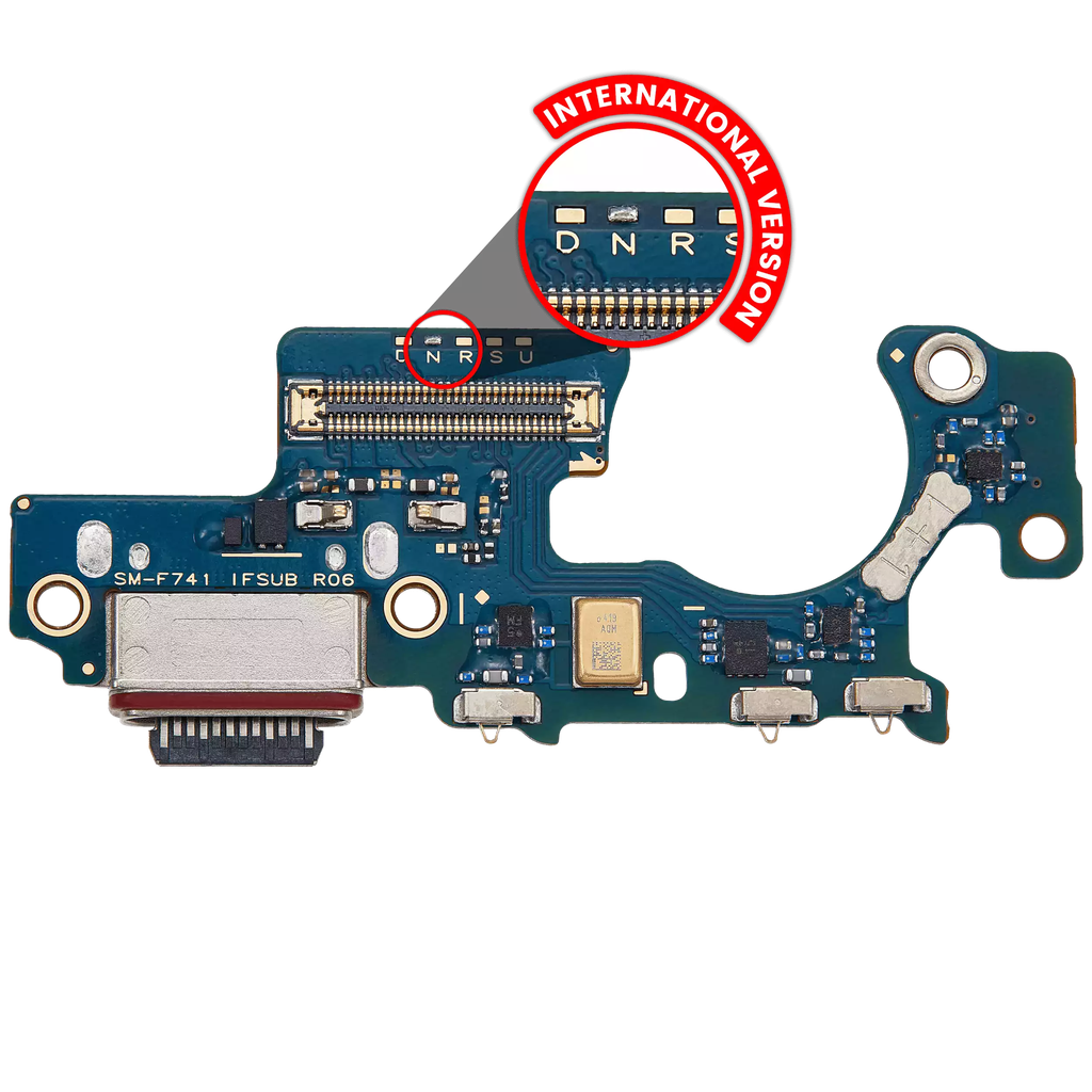 Charging Port Board For Samsung Galaxy Z Flip 6 (F741N) (International Version) (Premium)