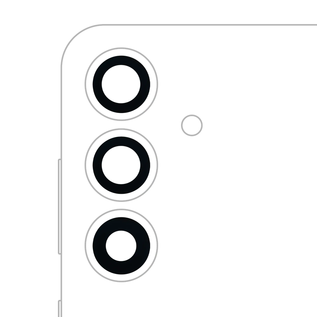 Back Camera Lens (Glass Only) With Adhesive For Samsung Galaxy S25 5G (3 Piece Set) (All Colors) (Premium)