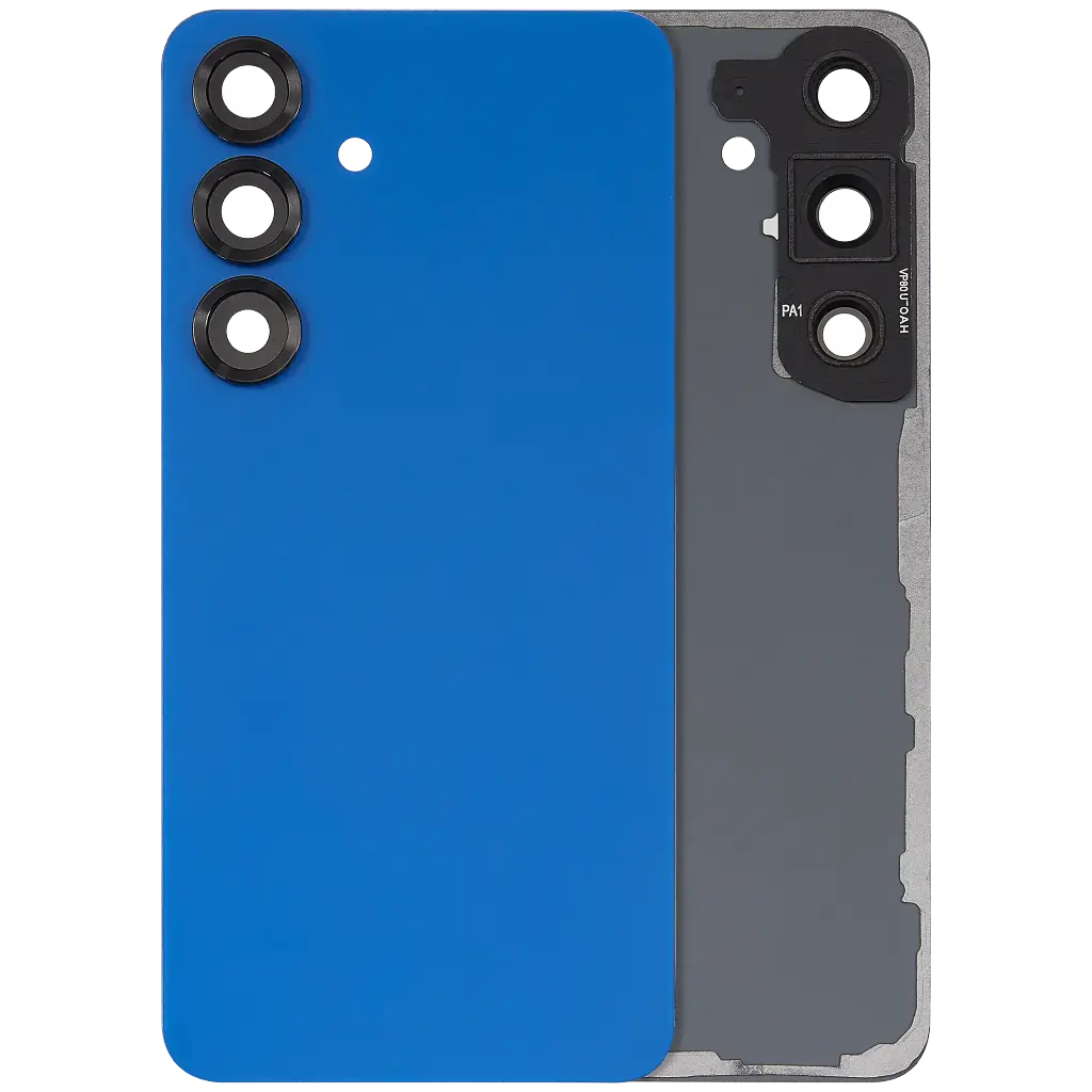 Back Cover Glass With Camera Lens For Samsung Galaxy S25 5G (No Logo) (Navy)