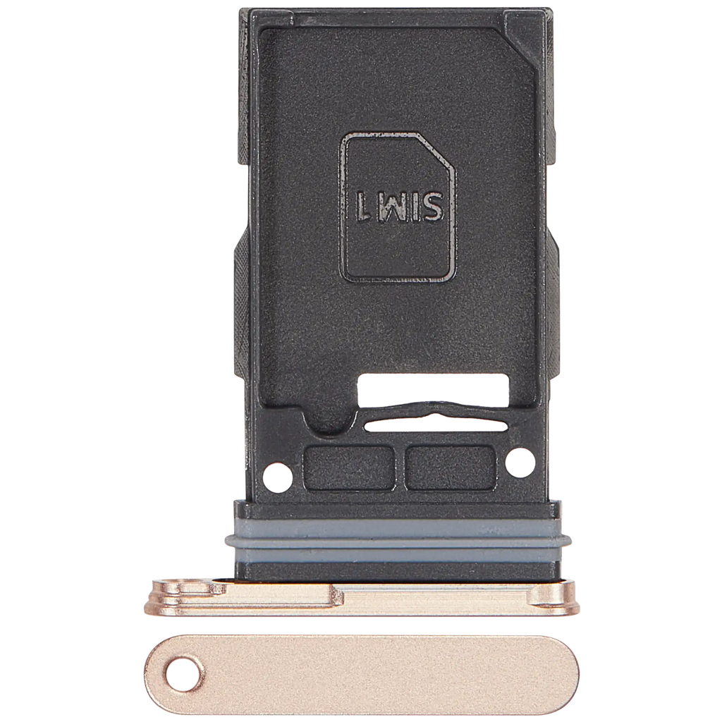 Single Sim Card Tray For Samsung Galaxy S25 / S25 Plus (Premium) (Pink Gold)
