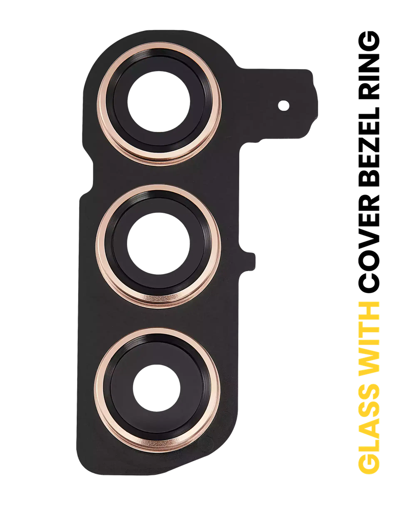 Back Camera Lens With Cover Bezel Ring For Samsung Galaxy S24 5G (Premium) (Sandstone Orange)