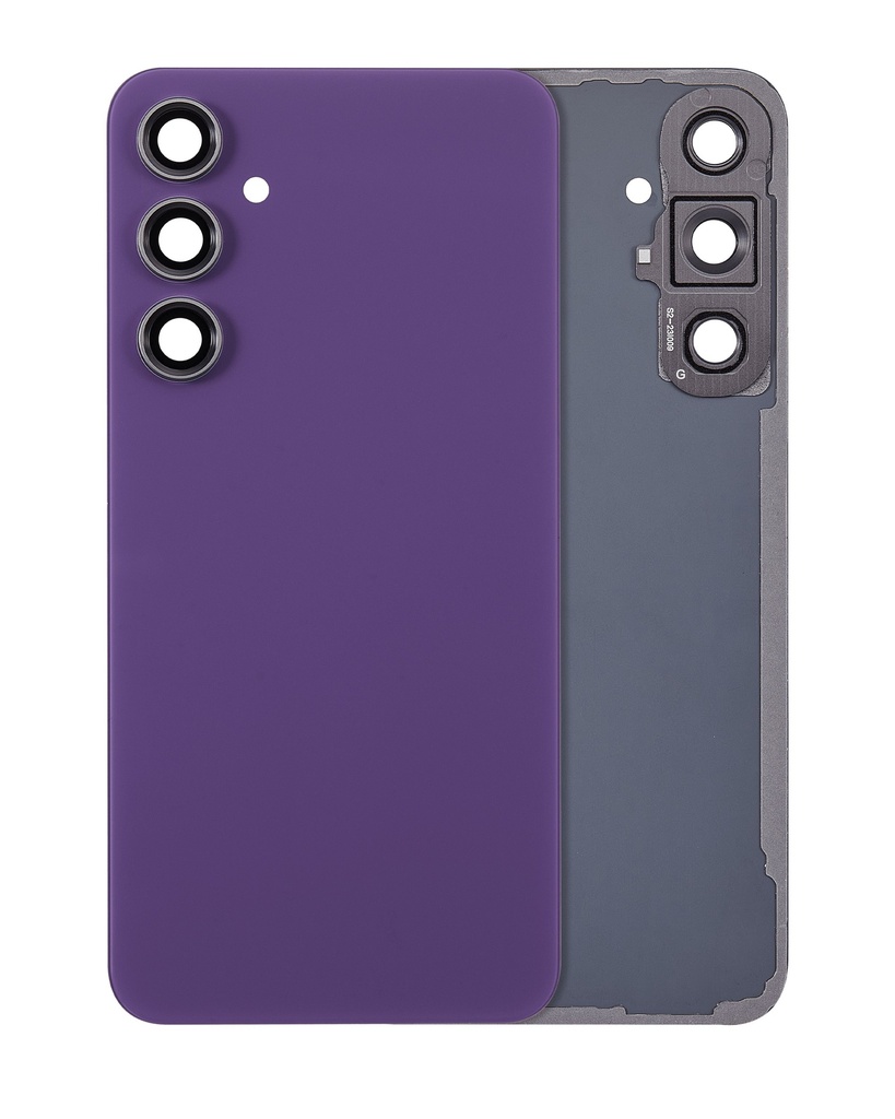 Back Cover Glass With Camera Lens For Samsung Galaxy S23 FE 5G (No Logo) (Purple)