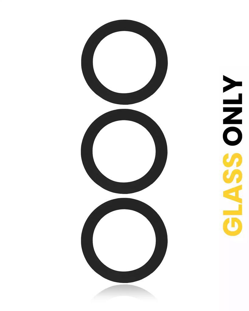 Back Camera Lens (Glass Only) With Adhesive For Samsung Galaxy S24 Plus 5G (3 Piece Set) (All Colors) (Premium)