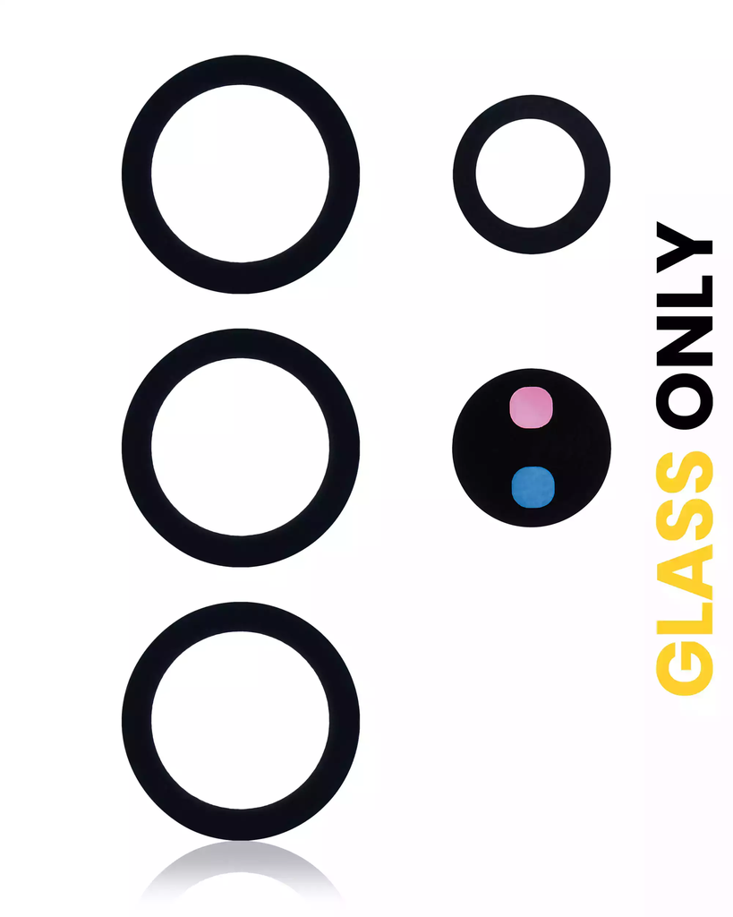 Back Camera Lens (Glass Only) With Adhesive For Samsung Galaxy S24 Ultra 5G (4 Piece Set) (All Colors) (Premium)
