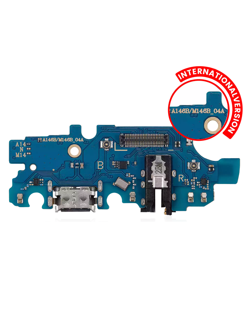 Charging Port Board With Headphone Jack For Samsung Galaxy A14 5G (A146B / 2023) (International Version) (Aftermarket)