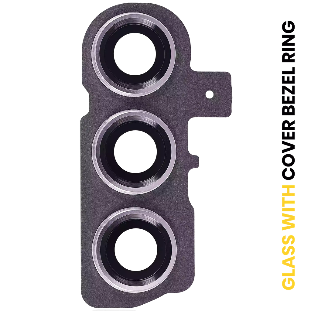 Back Camera Lens With Cover Bezel Ring For Samsung Galaxy S23 5G / S23 Plus 5G (Lavender) (Premium)
