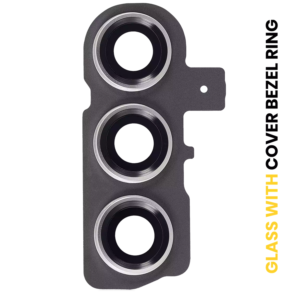 Back Camera Lens With Cover Bezel Ring For Samsung Galaxy S23 5G / S23 Plus 5G (Lime) (Premium)