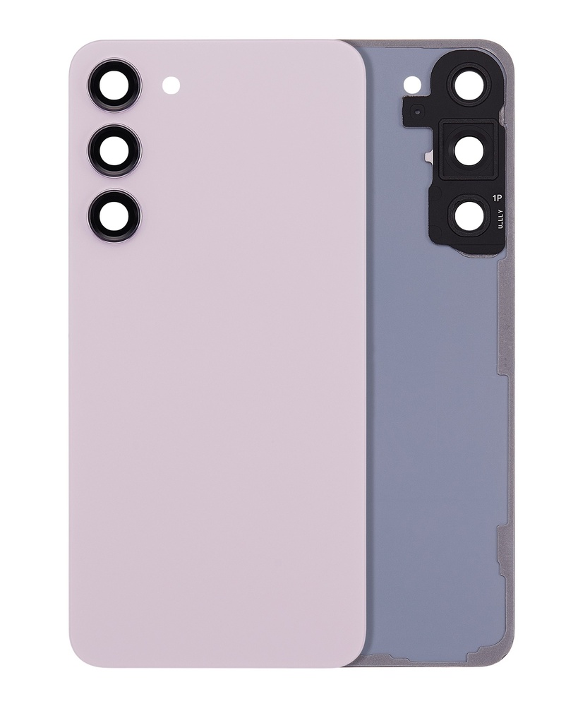 Back Cover Glass With Camera Lens For Samsung Galaxy S23 Plus 5G (No Logo) (Lavender)