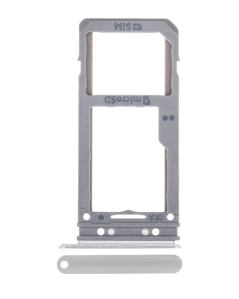 Single Sim Card Tray For Samsung Galaxy S8 / S8 Plus (Arctic Silver) (Premium)