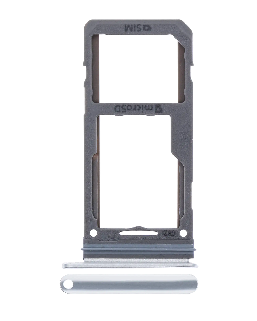 Dual Sim Card Tray For Samsung Galaxy S8 / S8 Plus (Arctic Silver) (Premium)
