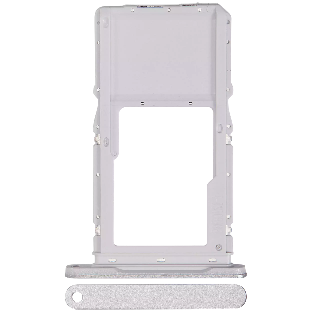 Micro SD Sim Card Tray For Samsung Galaxy Tab A9 Plus (X215 / X218) ( 2023) (Silver) (Premium)