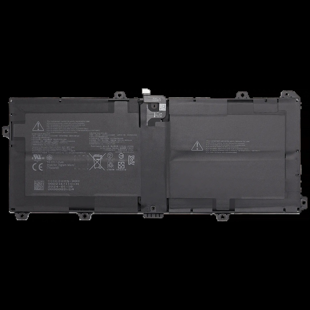 Battery for Microsoft Surface Pro 9 / 10 / 11 (Ground Shipping Only)