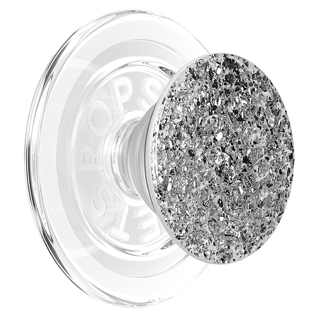Popsockets - Popgrip Magsafe Circle - Confetti Foil Silver