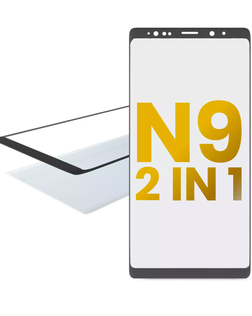 2 in 1 Front Glass + OCA Pre-Installed For Samsung Galaxy Note 9 (Premium)
