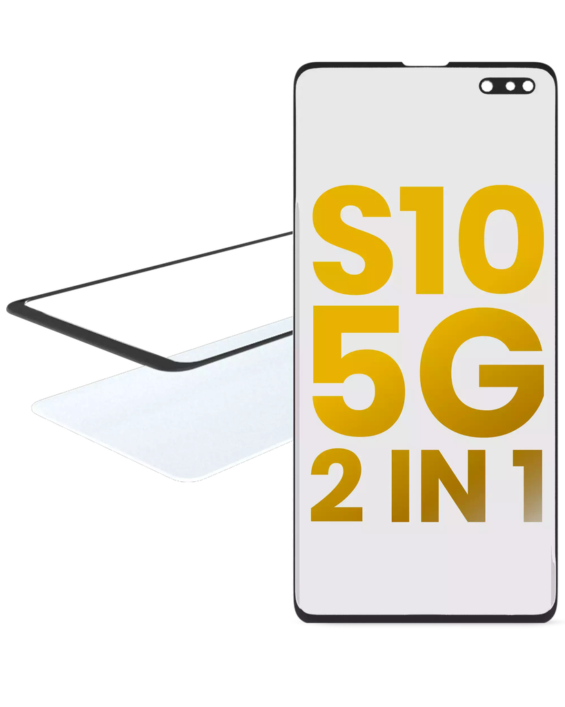 2 in 1 Front Glass + OCA Pre-Installed For Samsung Galaxy S10 5G (Premium)