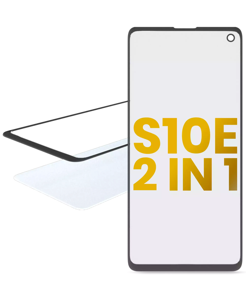 2 in 1 Front Glass + OCA Pre-Installed For Samsung Galaxy S10E (Premium)