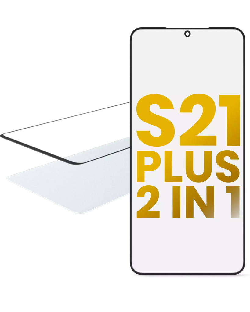 2 in 1 Front Glass + OCA Pre-Installed For Samsung Galaxy S21 Plus (Premium)