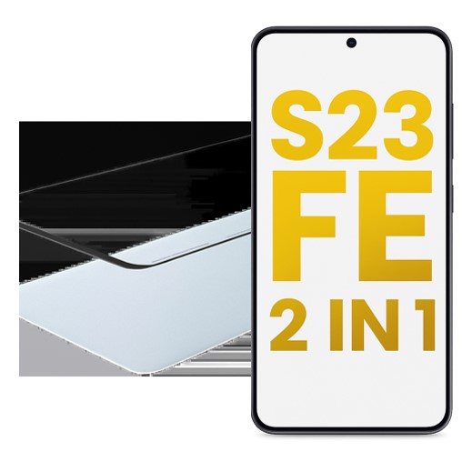 2 in 1 Front Glass + OCA Pre-Installed For Samsung Galaxy S23 FE 5G (Premium)