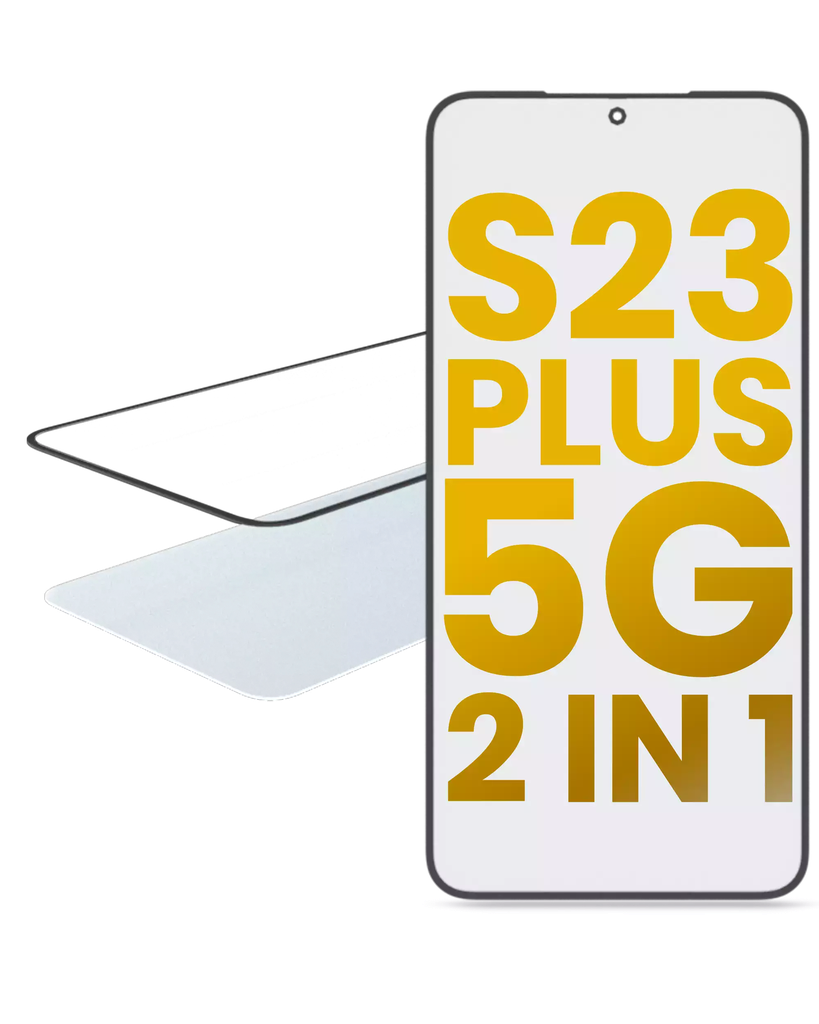 2 in 1 Front Glass + OCA Pre-Installed For Samsung Galaxy S23 Plus 5G (Premium)