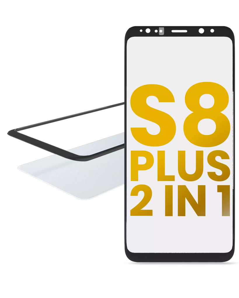 2 in 1 Front Glass + OCA Pre-Installed For Samsung Galaxy S8 Plus (Premium)
