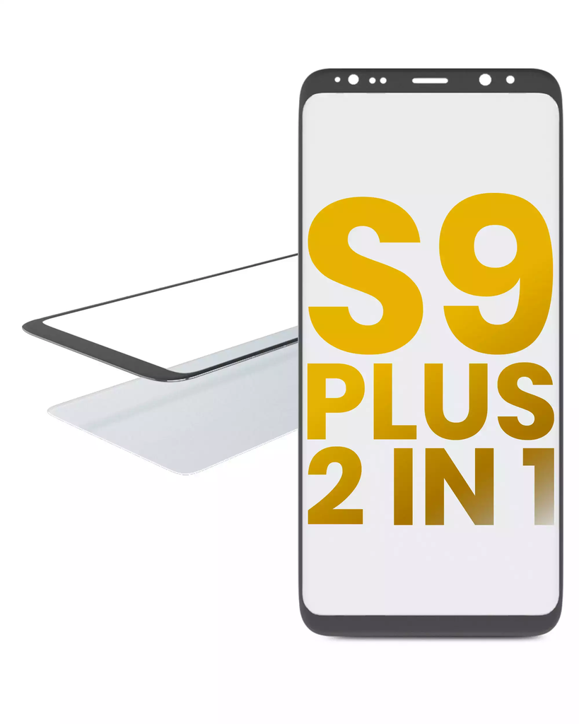 2 in 1 Front Glass + OCA Pre-Installed For Samsung Galaxy S9 Plus (Premium)