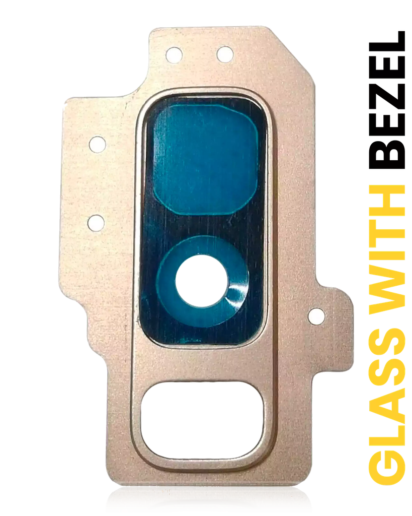 Back Camera Lens With Bezel Ring For  Samsung Galaxy S9 Plus (Sunrise Gold) (Premium)