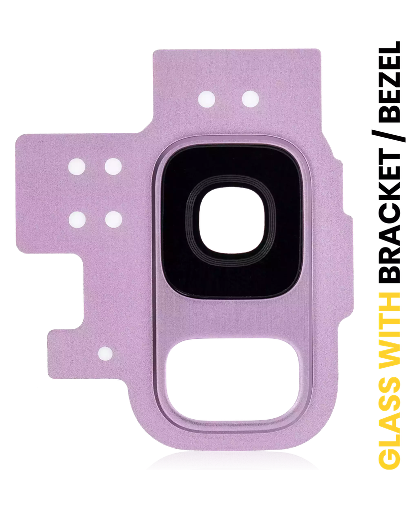 Back Camera Lens With Bracket / Bezel For Samsung Galaxy S9 (Lilac Purple) (Premium)