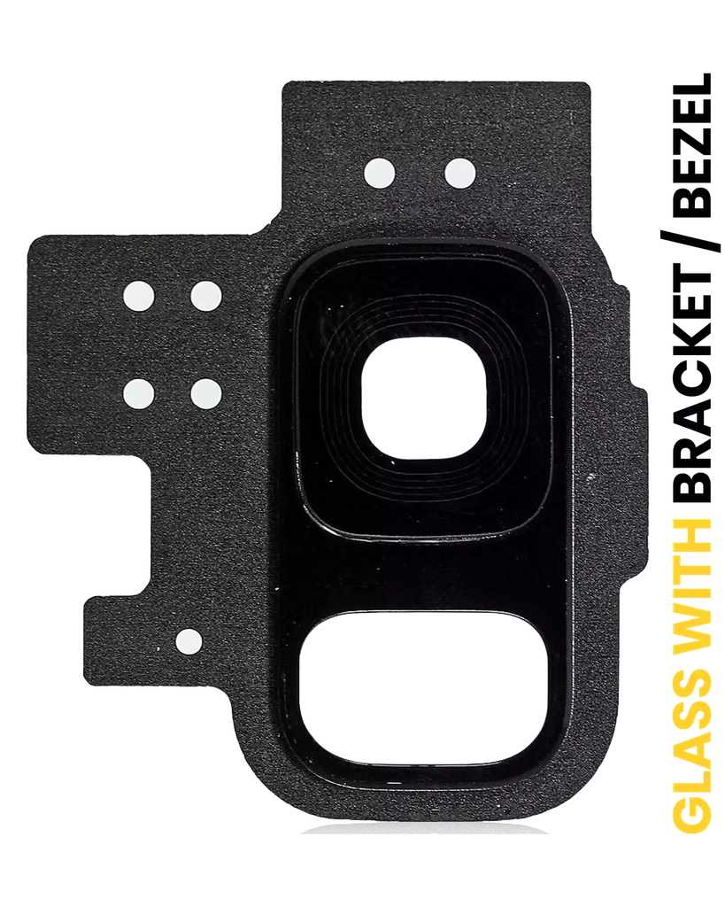 Back Camera Lens With Bracket / Bezel For Samsung Galaxy S9 (Midnight Black) (Premium)