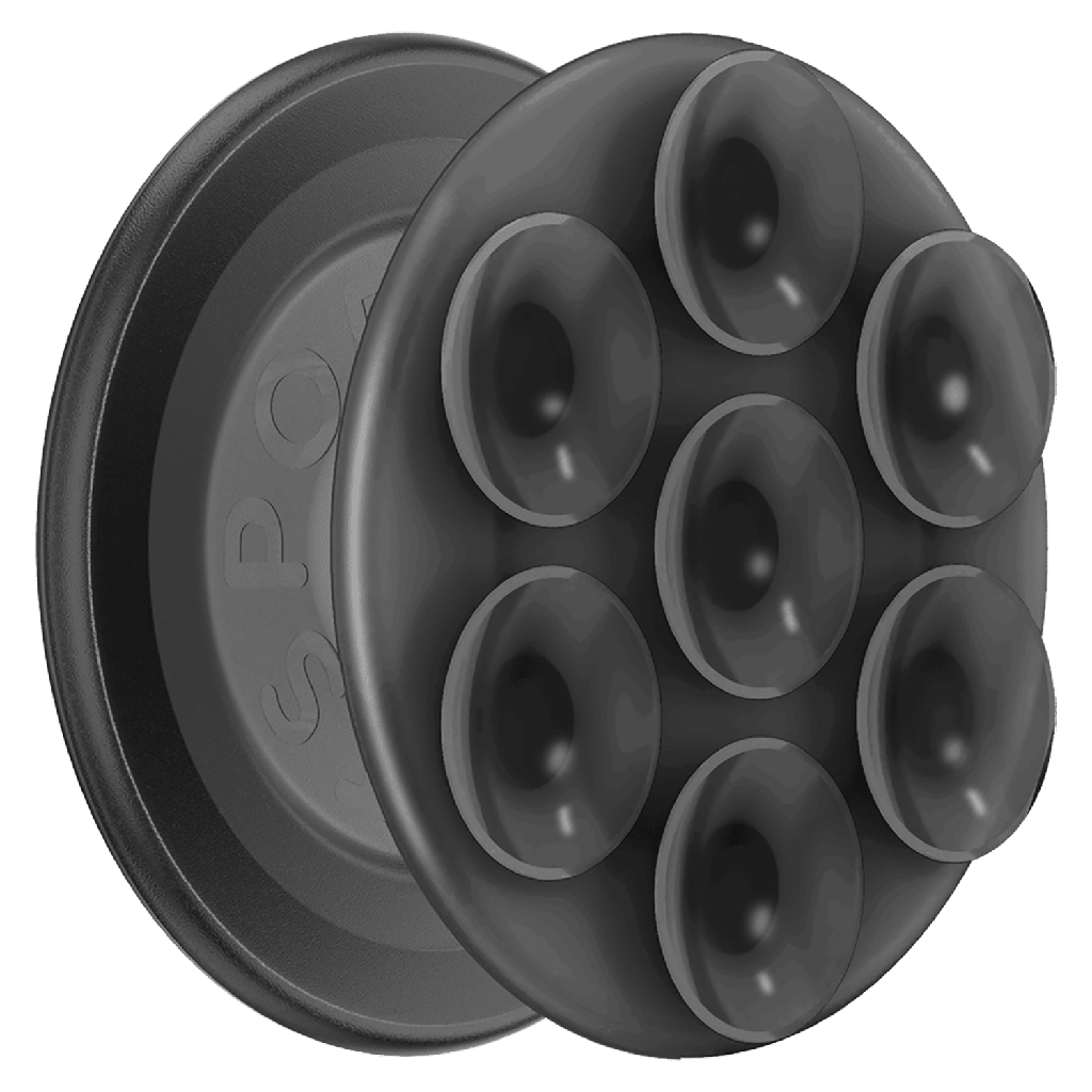 Popsockets - Magsafe Circle Suck-up Magnetic Grip And Stand - Translucent Black