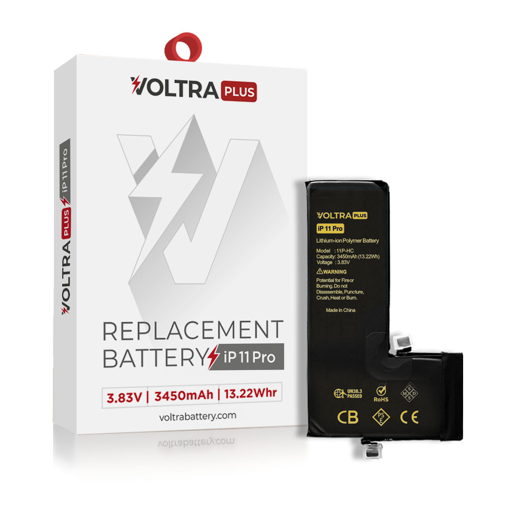 VOLTRA Plus High Capacity Battery For iPhone 11 Pro (Ground Shipping Only)