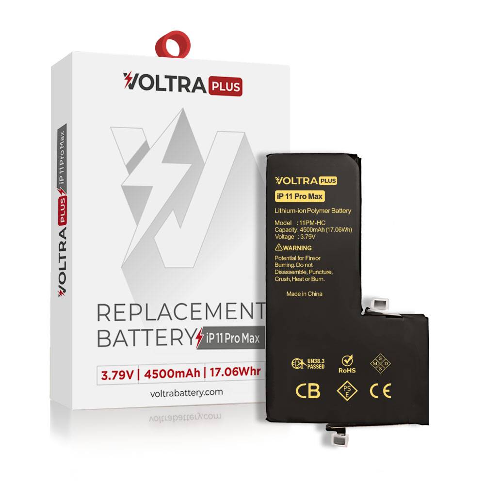 VOLTRA Plus High Capacity Battery For iPhone 11 Pro Max (Ground Shipping Only)