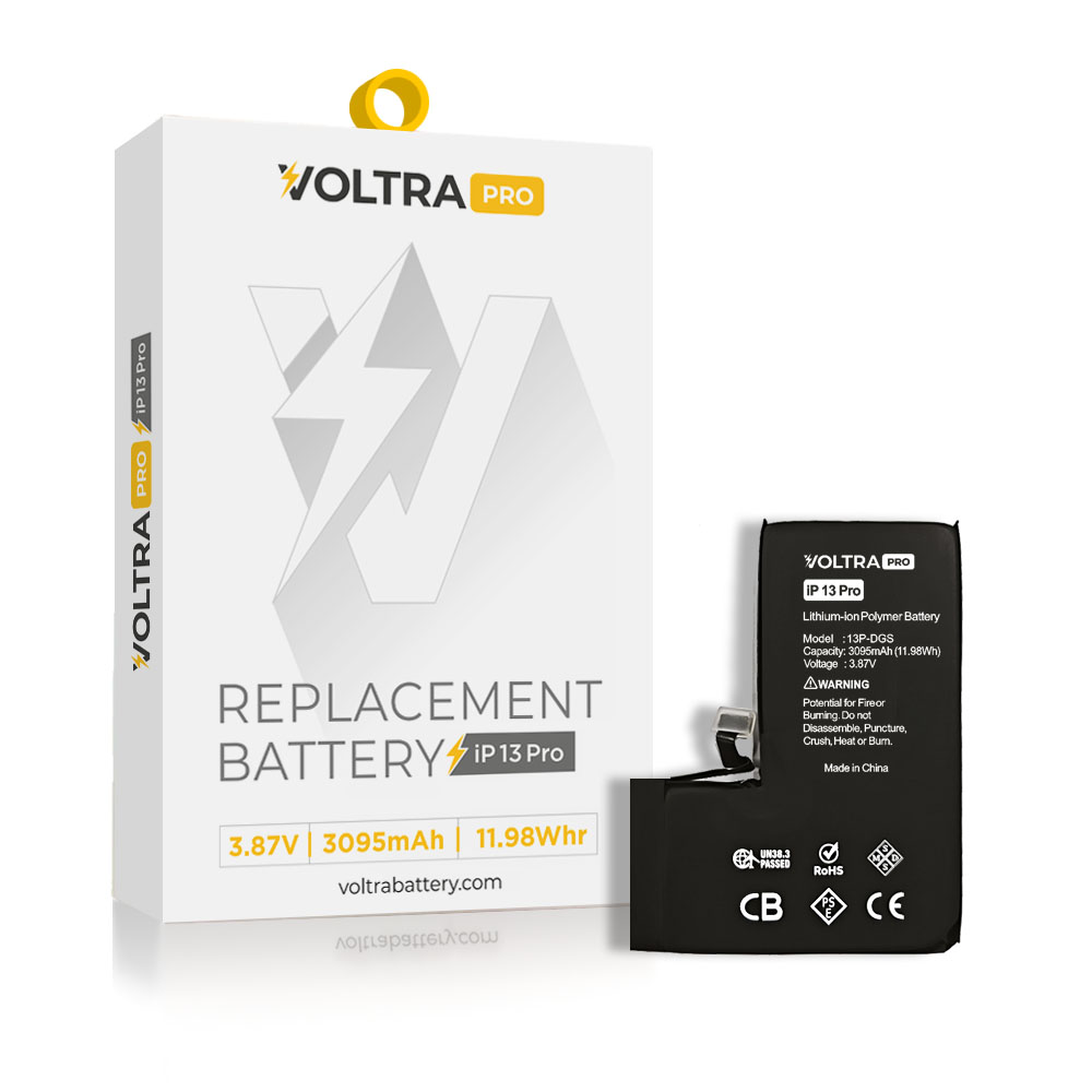 VOLTRA Pro (No Pop-Up) Battery For iPhone 13 Pro (Ground Shipping Only)