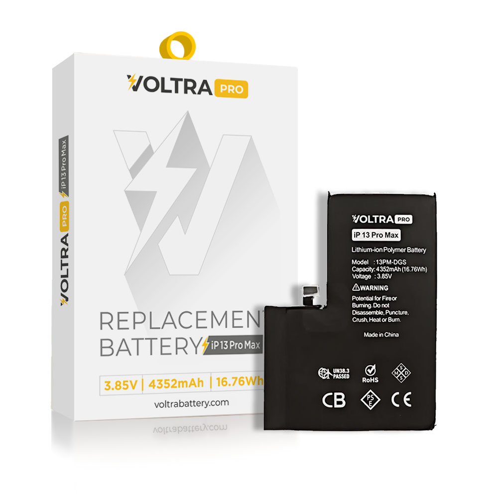 VOLTRA Pro (No Pop-Up) Battery For iPhone 13 Pro Max (Ground Shipping Only)