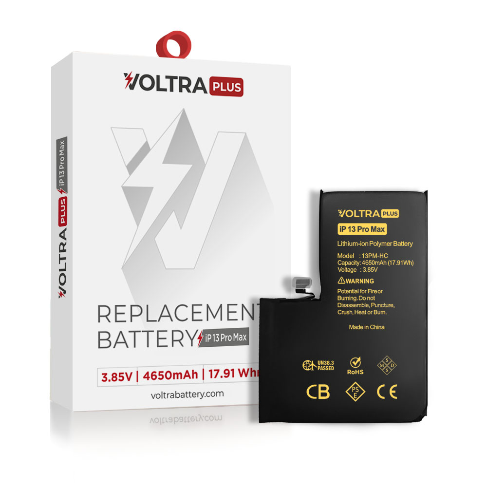 VOLTRA Plus High Capacity Battery For iPhone 13 Pro Max (Ground Shipping Only)