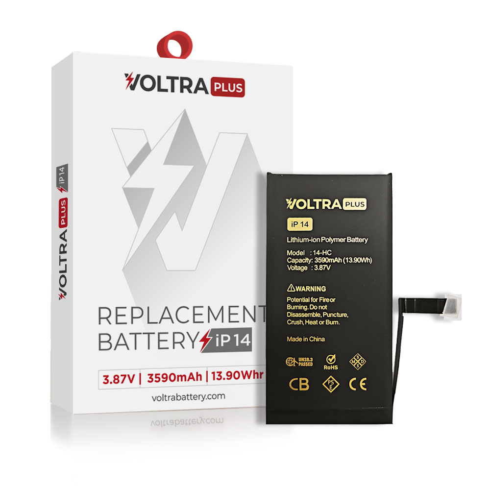VOLTRA Plus High Capacity Battery For iPhone 14 (Ground Shipping Only)