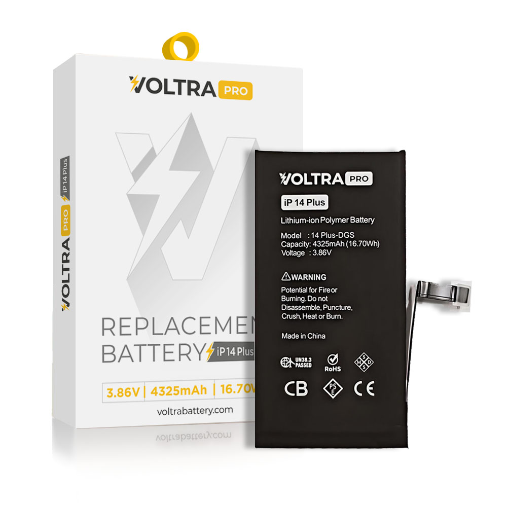 VOLTRA Pro (No Pop-Up) Battery For iPhone 14 Plus (Ground Shipping Only)