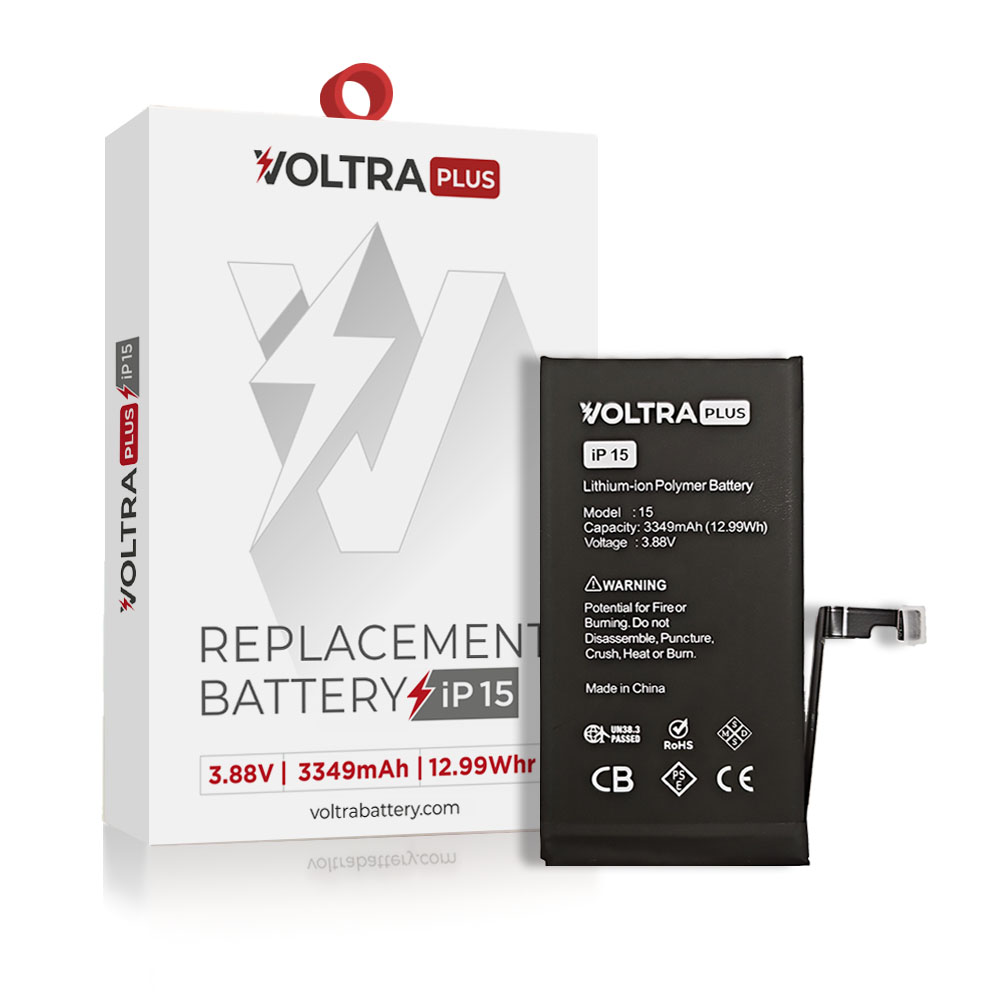 VOLTRA Plus Battery For iPhone 15 (Ground Shipping Only)