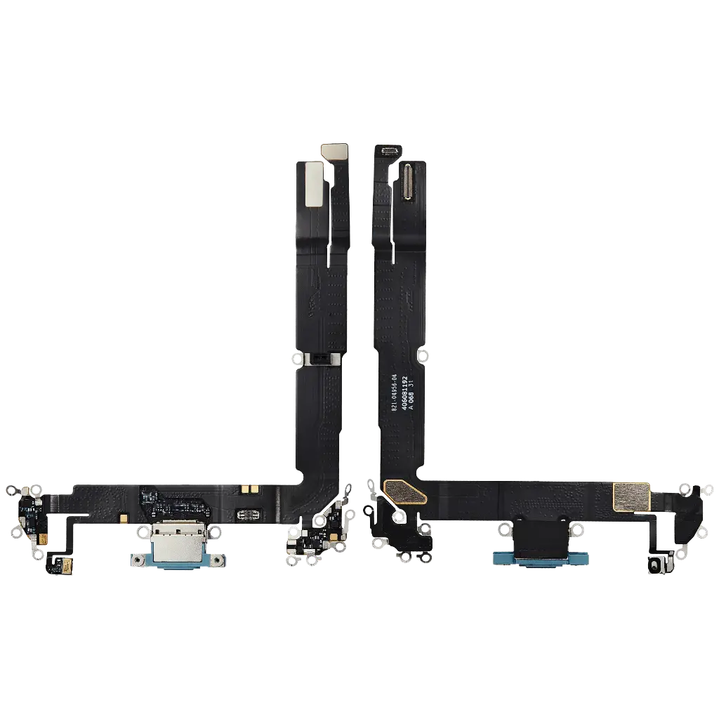 Charging Port Flex Cable For iPhone 16 Plus (Aftermarket) (Teal) 
